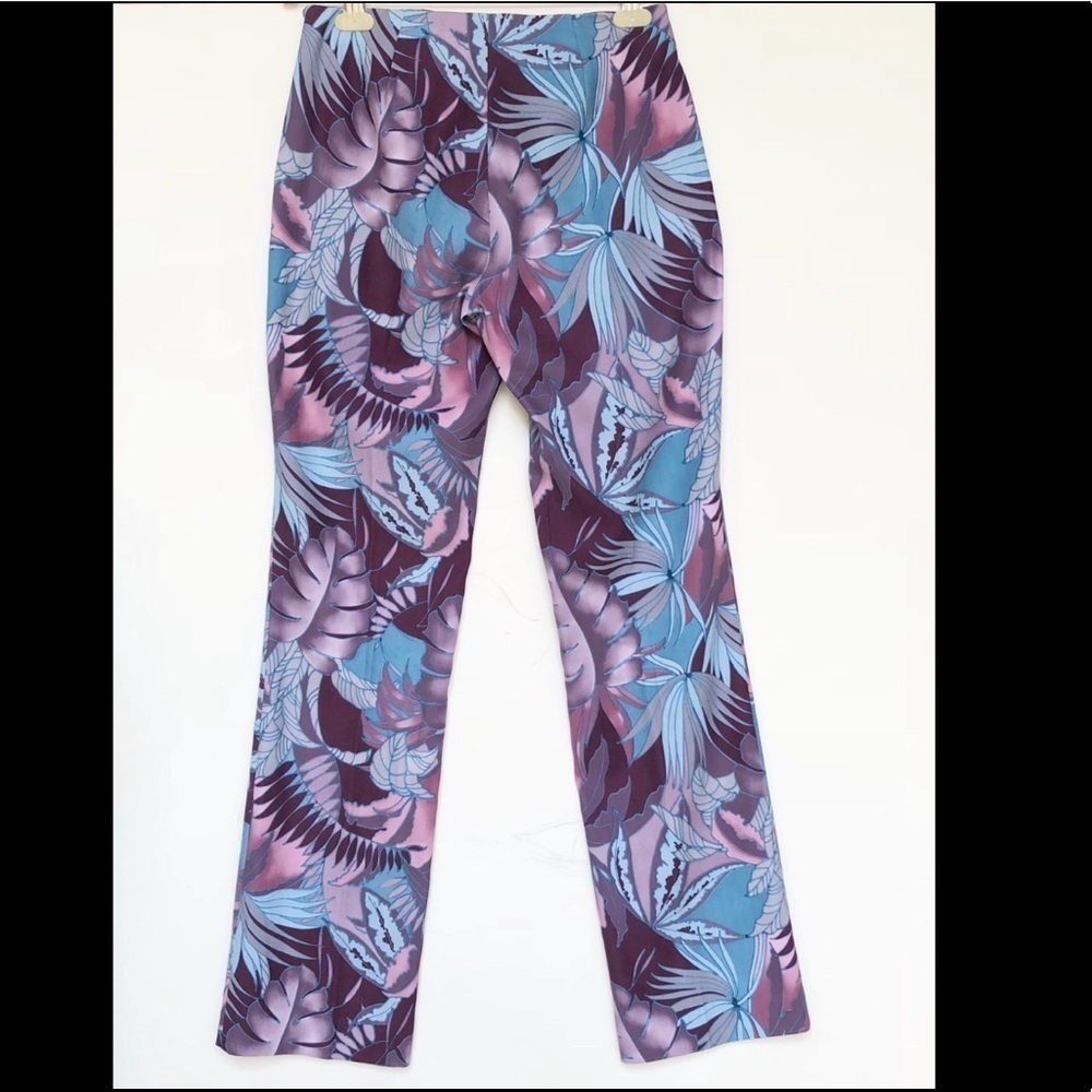 Cache Floral High‎ Rise Pants Sz 6​​​​​​ - Picture 3 of 3
